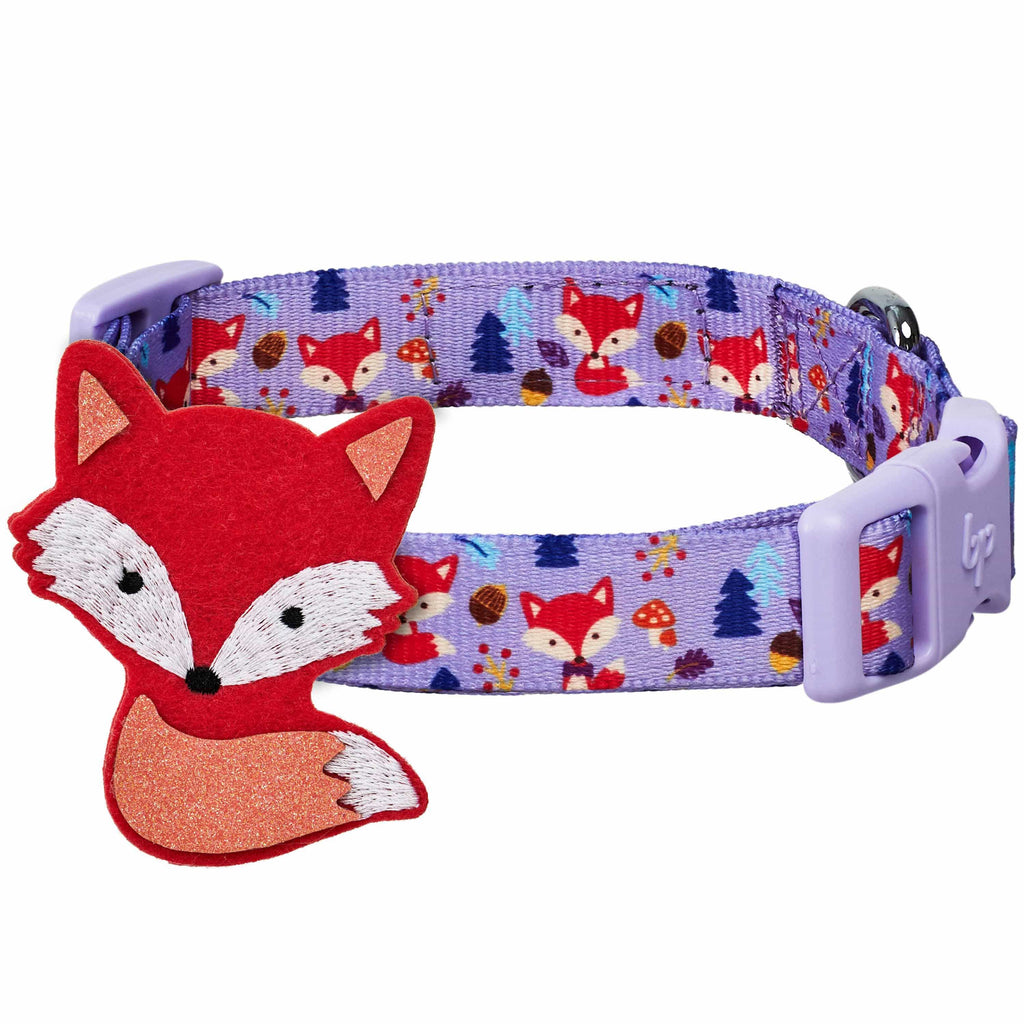 Blueberry Pet Happy Llamas Dog Collar Medium