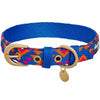 Dog Collar Blueberry Pet Southwestern Tribal Dog Collar Navy Blue / Small