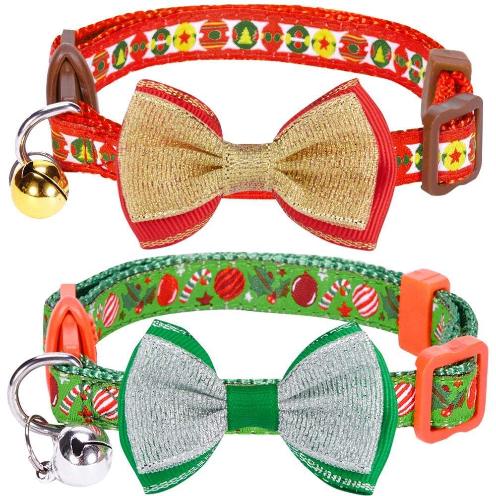 Christmas Collar Cat Crochet Christmas Cat Collar – Talking Tables