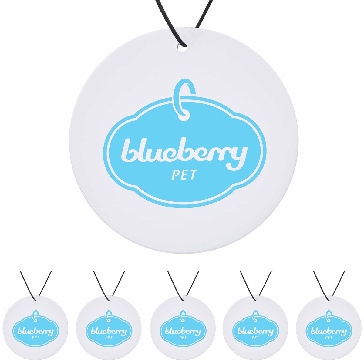 6 Pack Hanging Air Fresheners for Pet Friendly Car, Office or Home